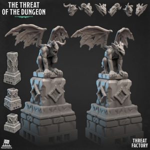 Statues de gargouilles (inanimées)