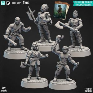 Lot de 5 malfrats