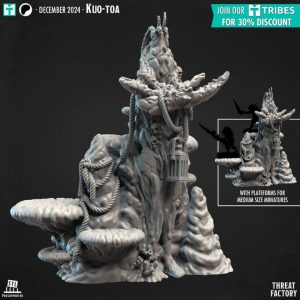 1 statue de la déesse des Kuo-toa