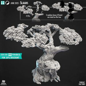 Tree with plateforms