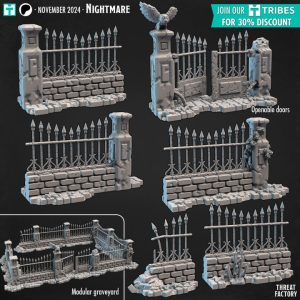 Clôtures modulaires pour cimetières