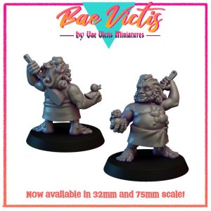 Bae Victis : Bathing Halfling 32MM