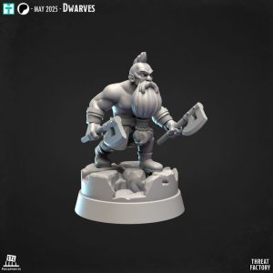 Nain B - Nain avec deux haches