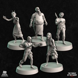 5 zombies du marais