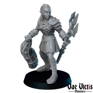 Gladiatrice elfe (2 figurines)