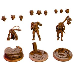 Roofer team (3 miniatures) STL
