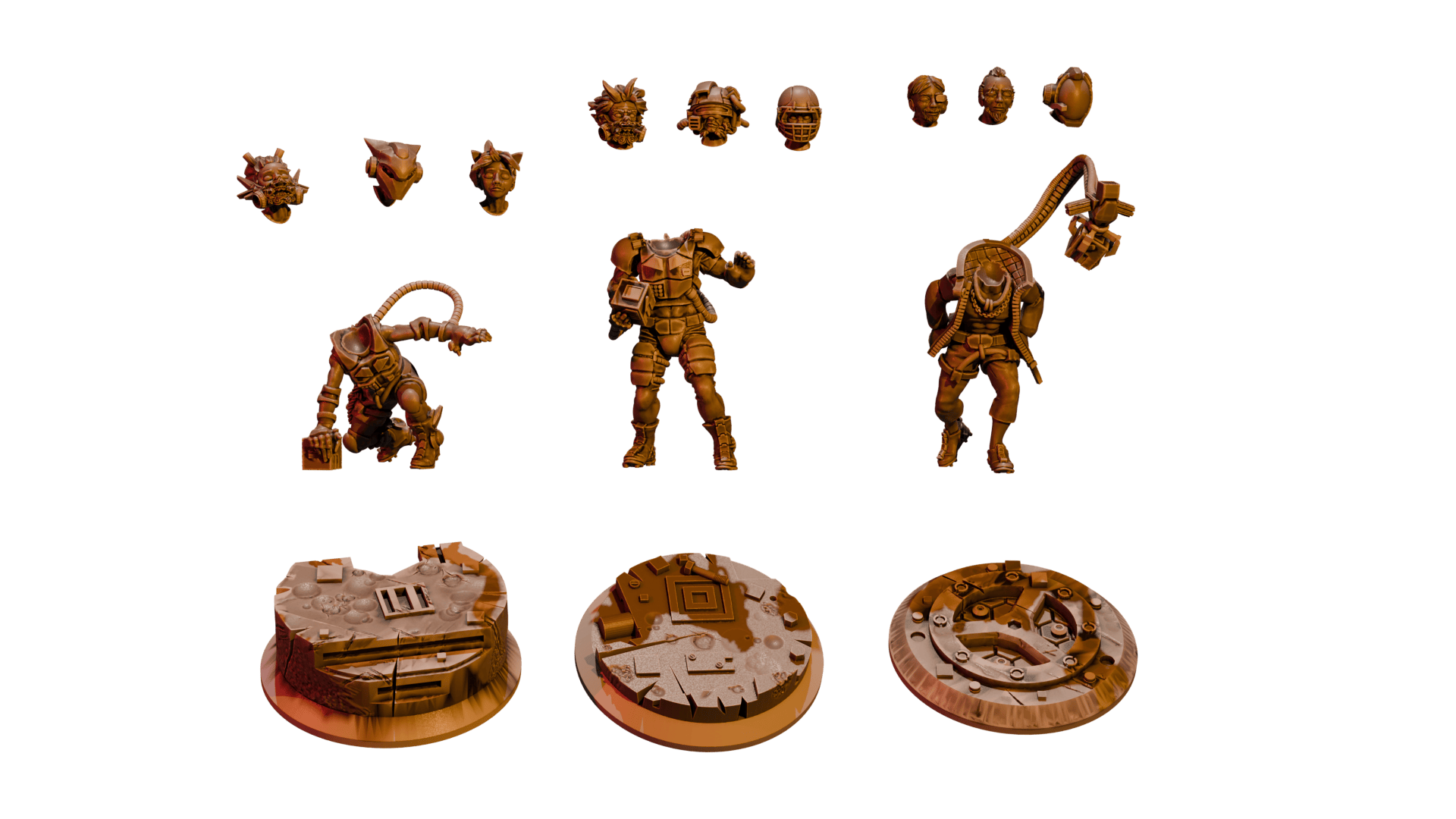 Équipe Roofer (3 figurines) STL
