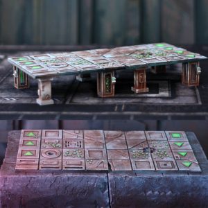 Le spot de Roofer (terrain de 4 x 8 cases) imprimé