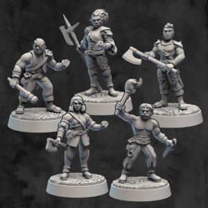 Lot de 5 malfrats