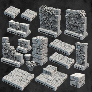 Décors modulaire en ruine (OpenLock) - PART 1