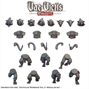 Épées à louer (modulaire) : Bande de guerre Ratfolk Vol.3