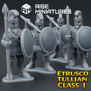 Rise Miniatures - Rise of Ancient Wars - Pack Etrusque Ancien - Classe 1
