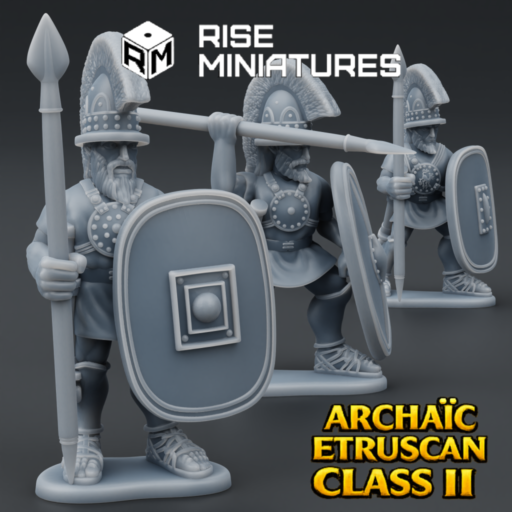 Rise Miniatures - Rise of Ancient Wars - Pack Etrusque Ancien - Classe 2