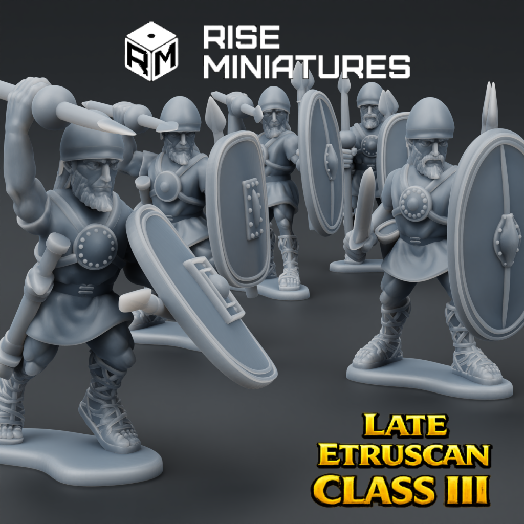Rise Miniatures - Rise of Ancient Wars - Pack Etrusque Tardif - Classe 3