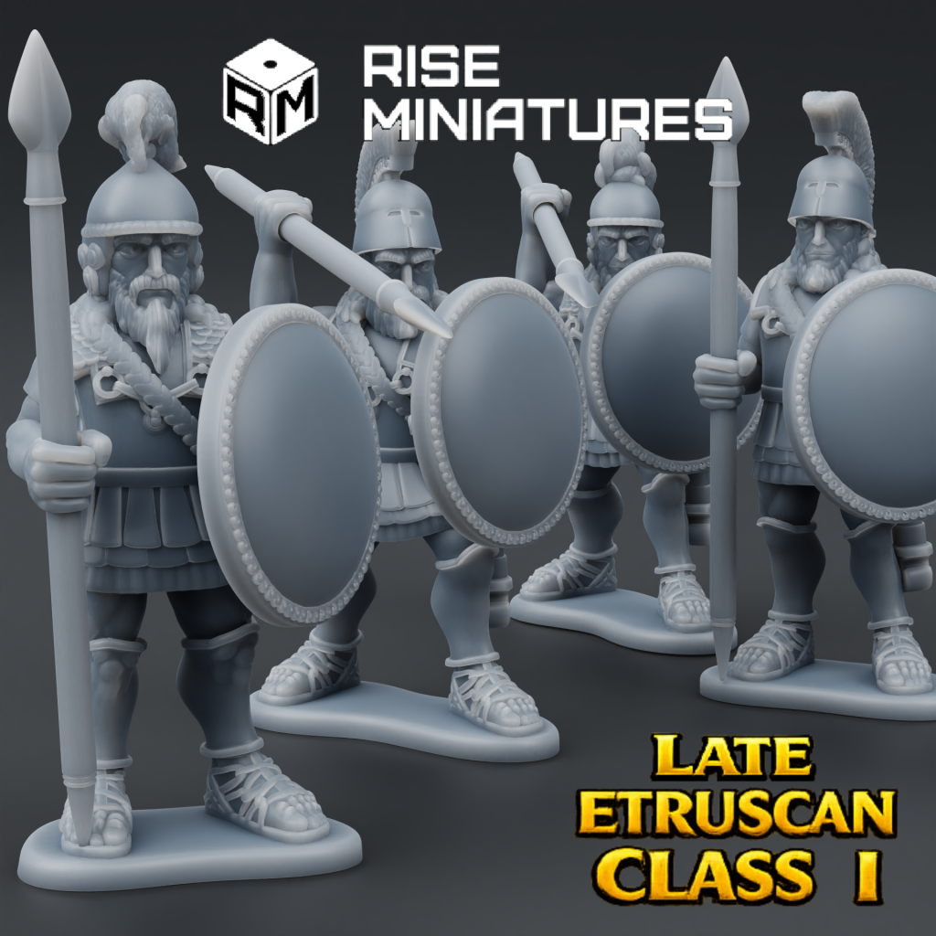 Rise Miniatures - Rise of Ancient Wars - Pack Etrusque Tardif - Classe 1