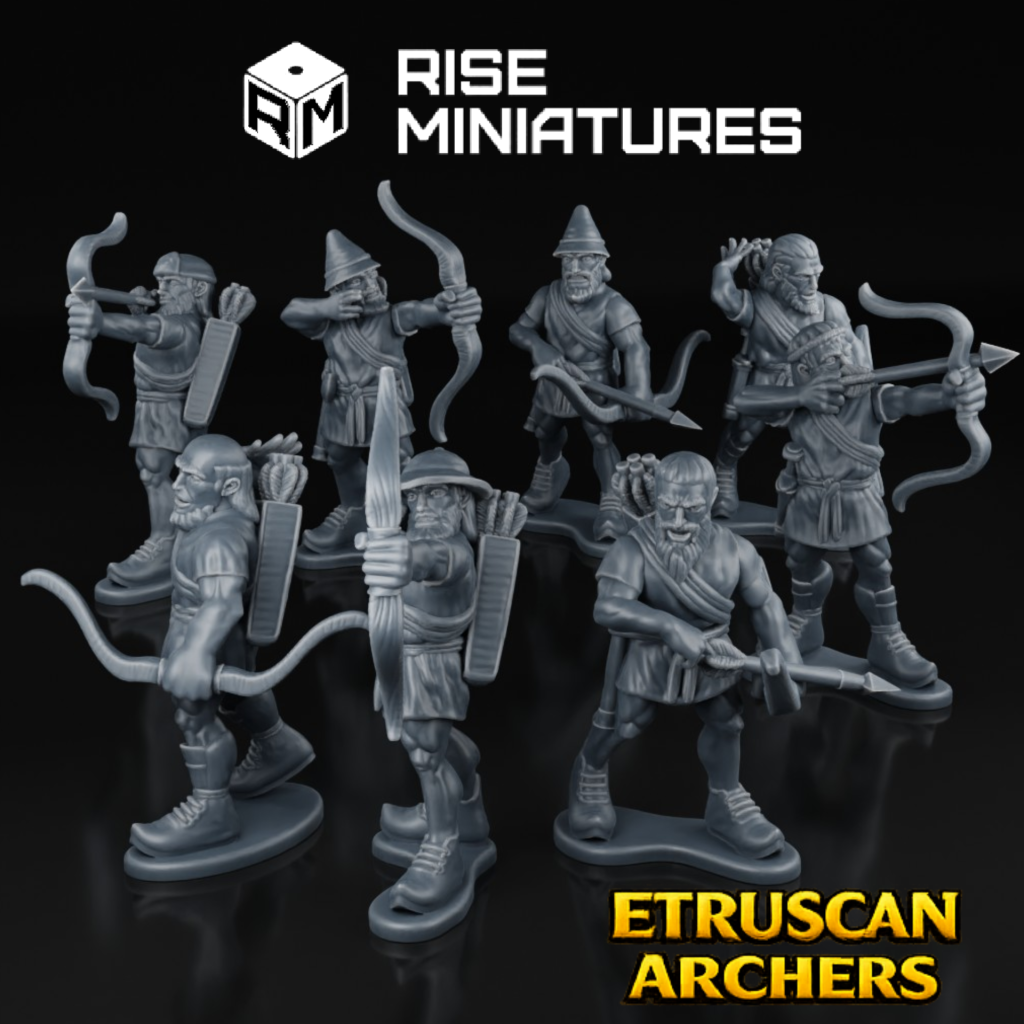 Rise Miniatures - Rise of Ancient Wars - Pack Etrusque - Archers et Frondeurs
