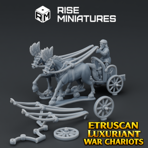 Rise Miniatures - Rise of Ancient Wars - Pack Etrusque - Chariot Léger Etrusque Ancien