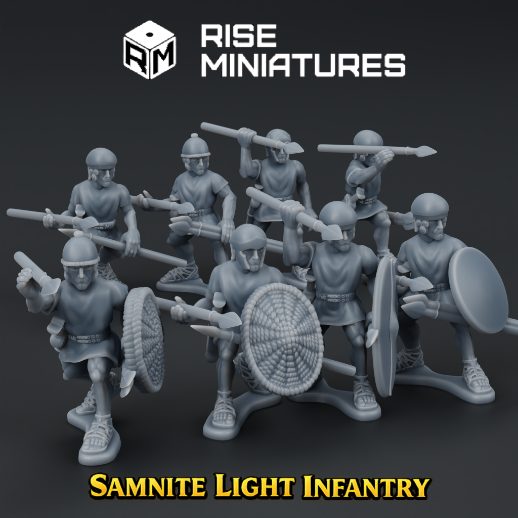 Rise Miniatures - Rise of Ancient Wars - Pack Samnite - Infanterie Légère Samnite