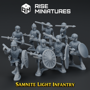 Rise Miniatures - Rise of Ancient Wars - Pack Samnite - Infanterie Légère Samnite