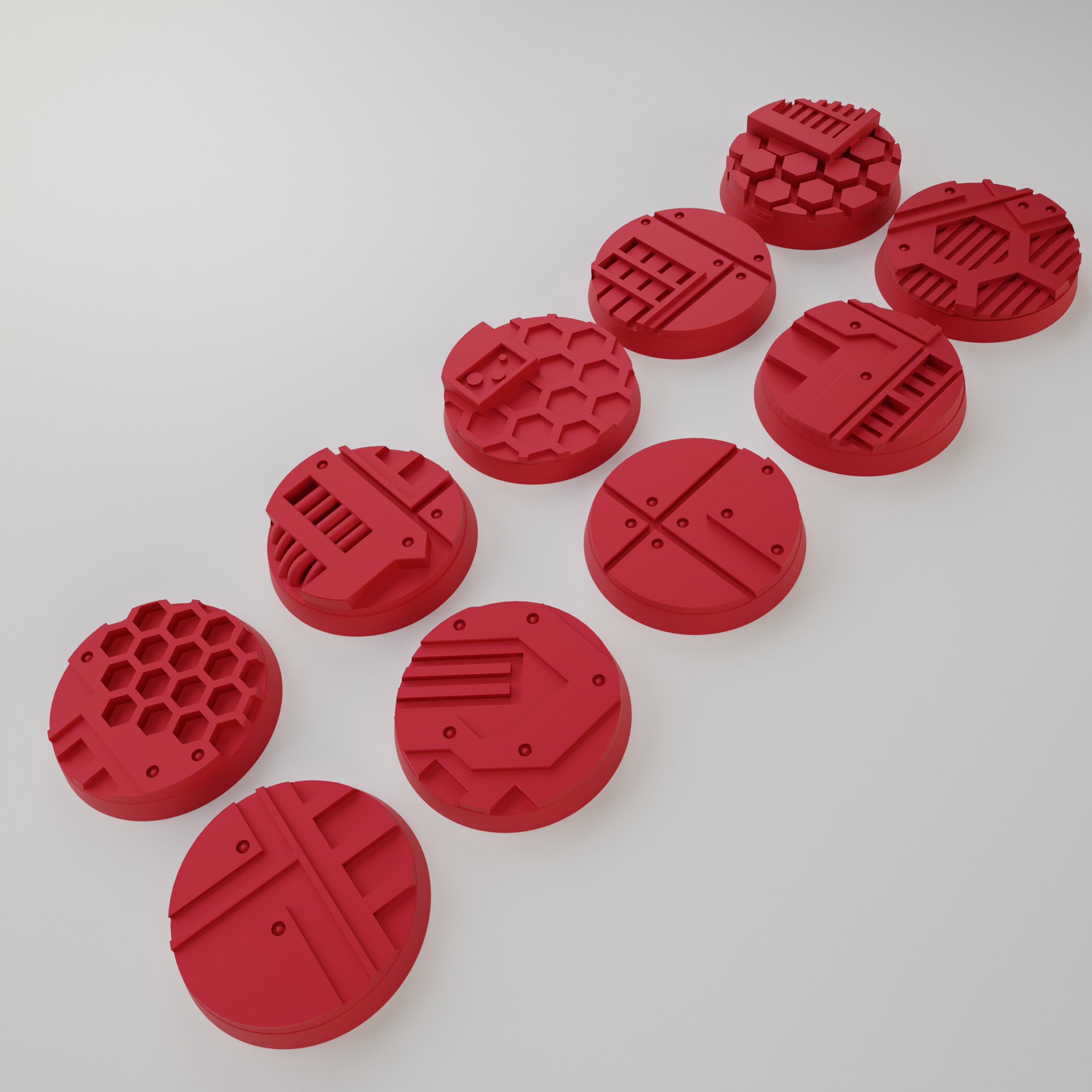 Set de 10 socles industriels 25mm – Image 2